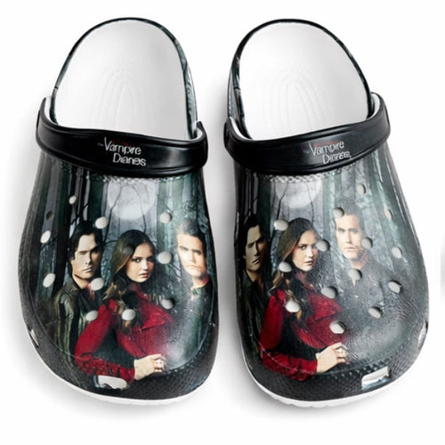 Vampire Diary Crocs x Charms